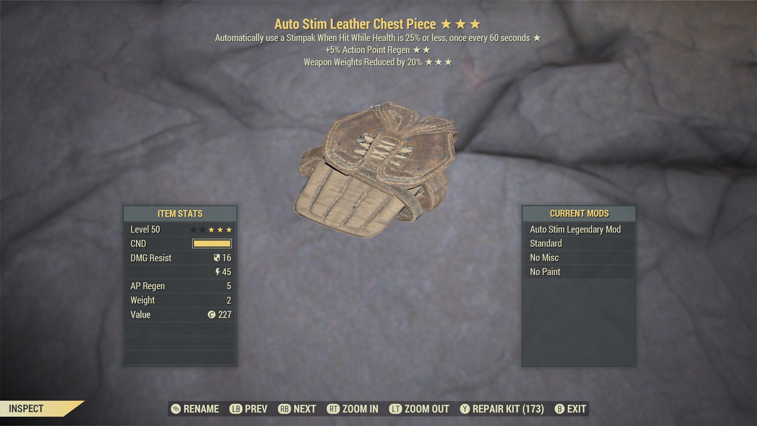 Auto Stim AP WWR Leather Torso