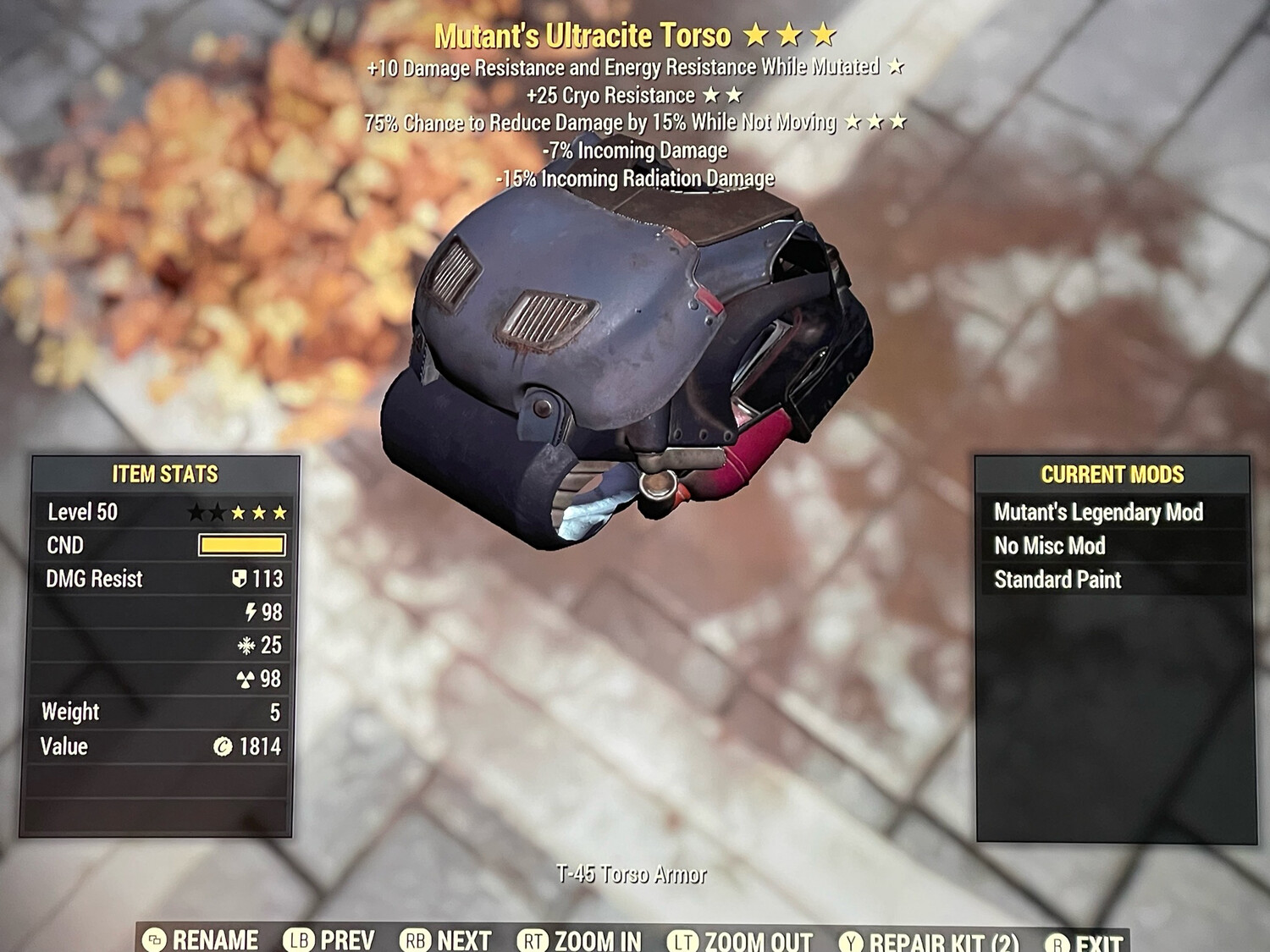 Mutant Cryo Sentinel Ultracite Torso