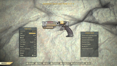 Aristocrat 50/25 Non Ultracite Laser Pistol/Rifle
