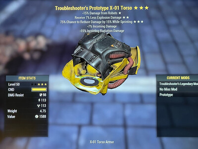 Troubleshooters Explosive Cavalier X01 Torso