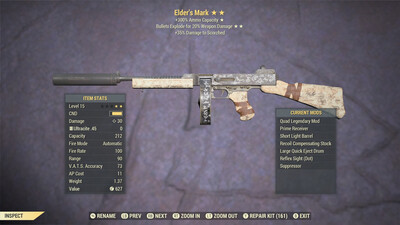 Quad Explosive Elders Mark Lvl 15