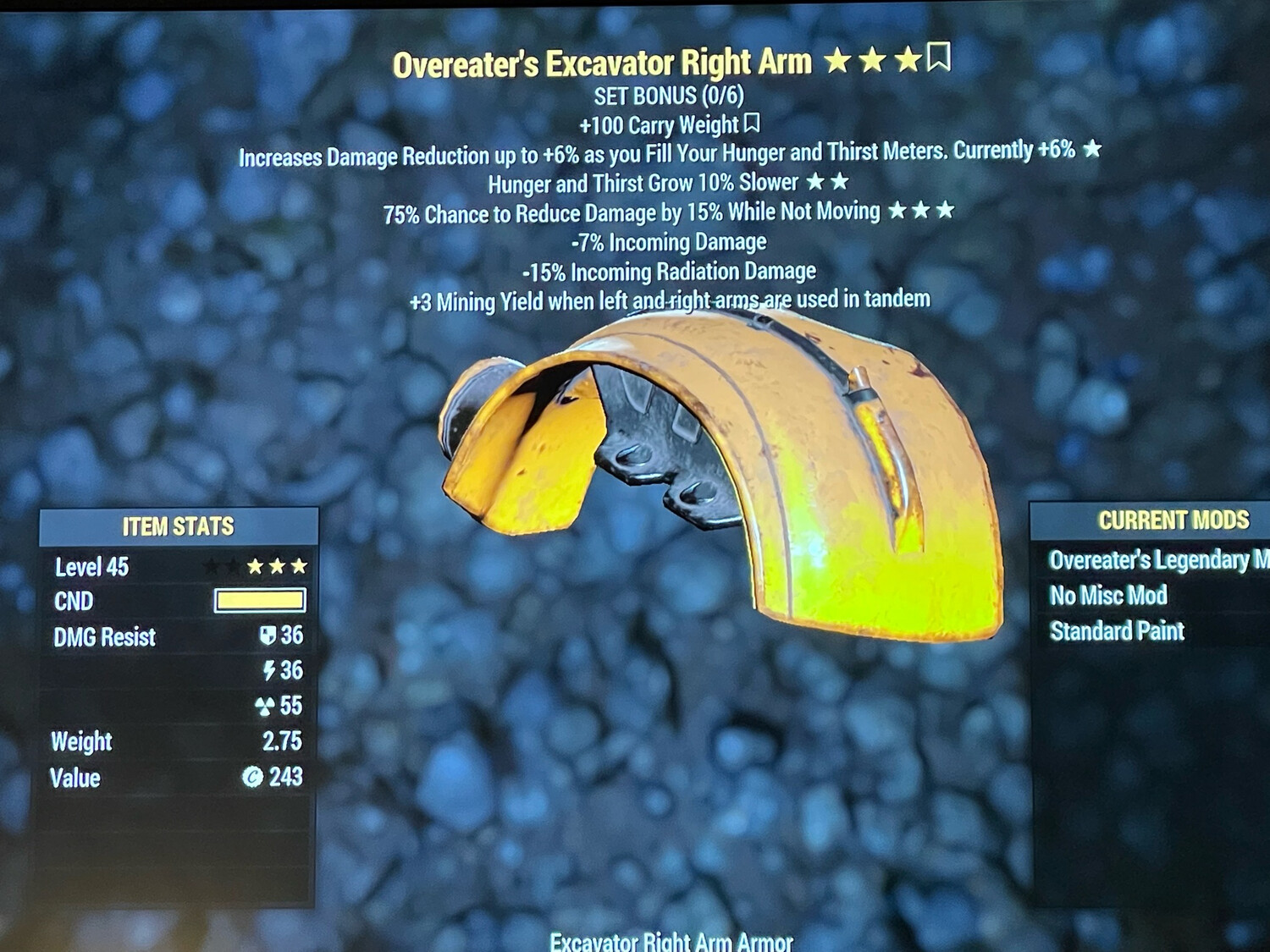 Overeaters Hunger Sentinel Excavator RA