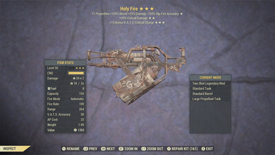 Two Shot 50/15c Holy Fire