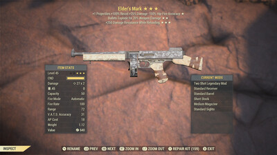 Two Shot Explosive 250 Elders Mark