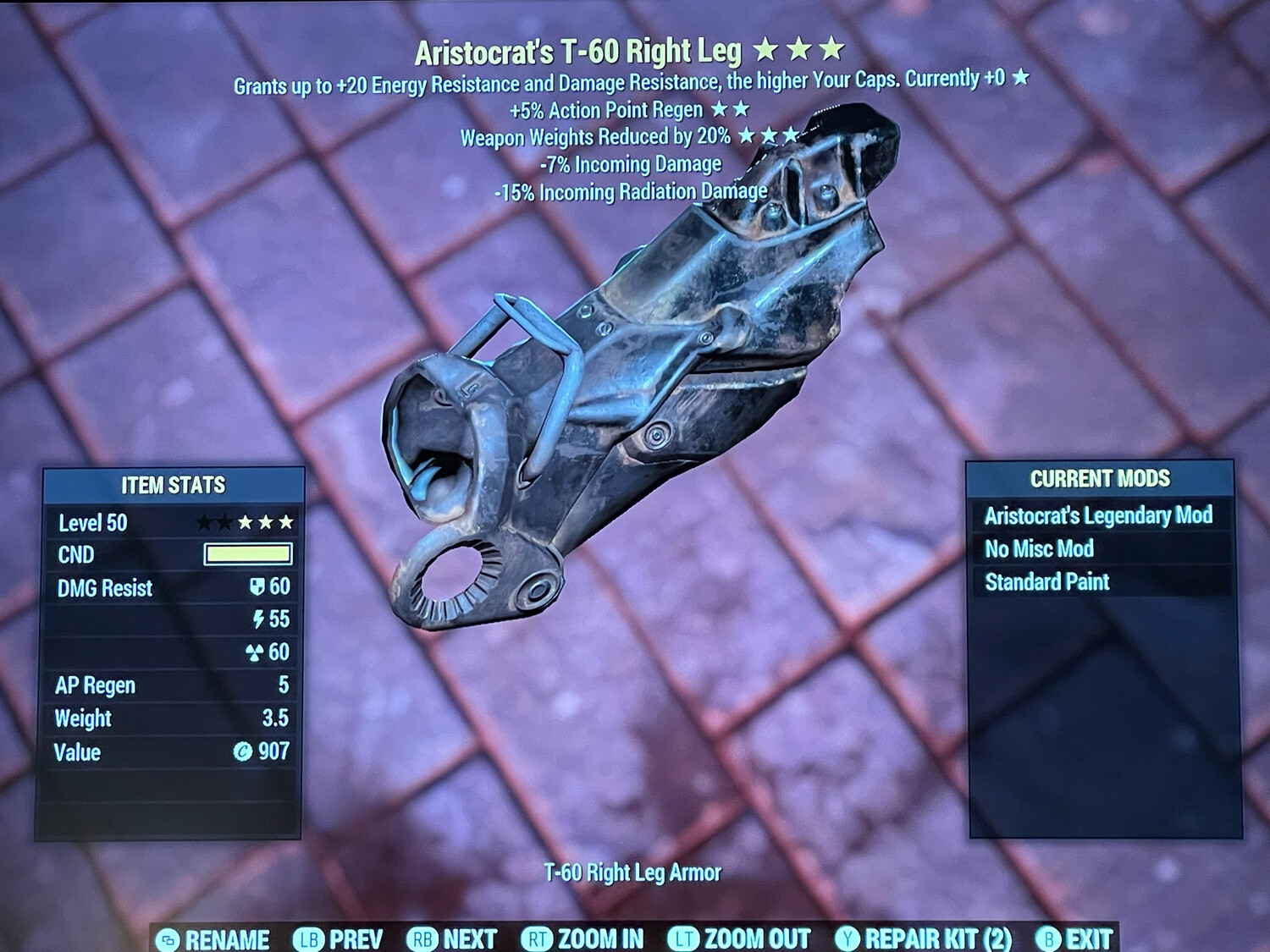 Aristocrat AP WWR T60 RL