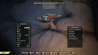 Anti Armor 50/15r Alien Blaster