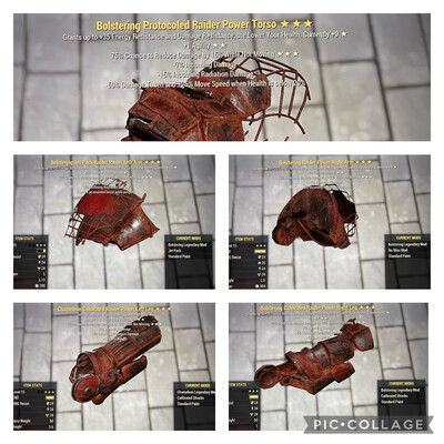 Bolstering Sent (w/ 1 Chameleon Piece) Raider Lvl 15 Set With Legacy Jetpack Arm