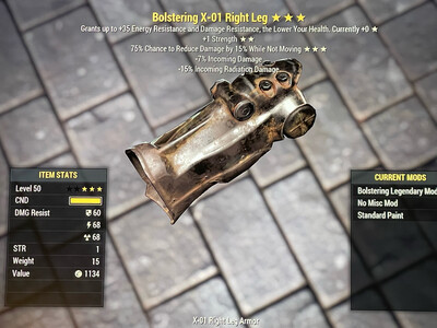 Bolstering 1S Sentinel X01 RL