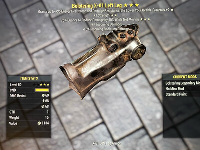 Bolstering 1S Sentinel X01 LL