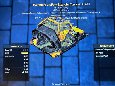 Overeaters FR Sentinel Legacy Jetpack Excavator Torso