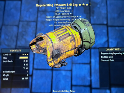 Regeneration Explosive WWR Excavator LL