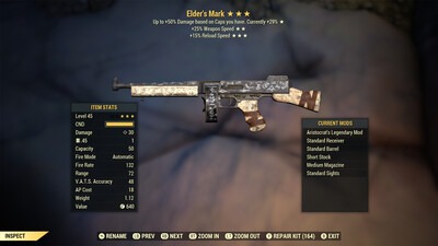 Aristocrat 25/15r Elders Mark