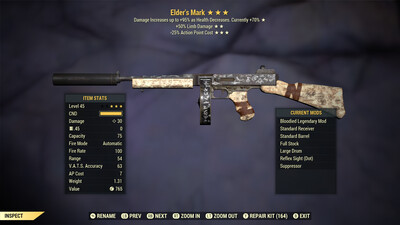 Bloodied 50L/25 Elders Mark