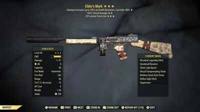 Bloodied 50/25 Elders Mark