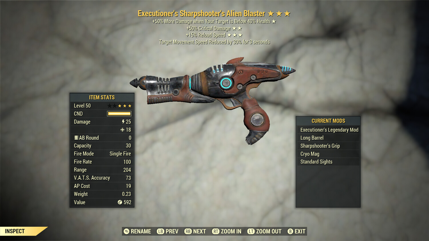 Executioners 50/15r Alien Blaster