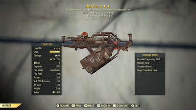 Bloodied 25A/15r Holy Fire