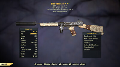 Quad 25/50 Elders Mark