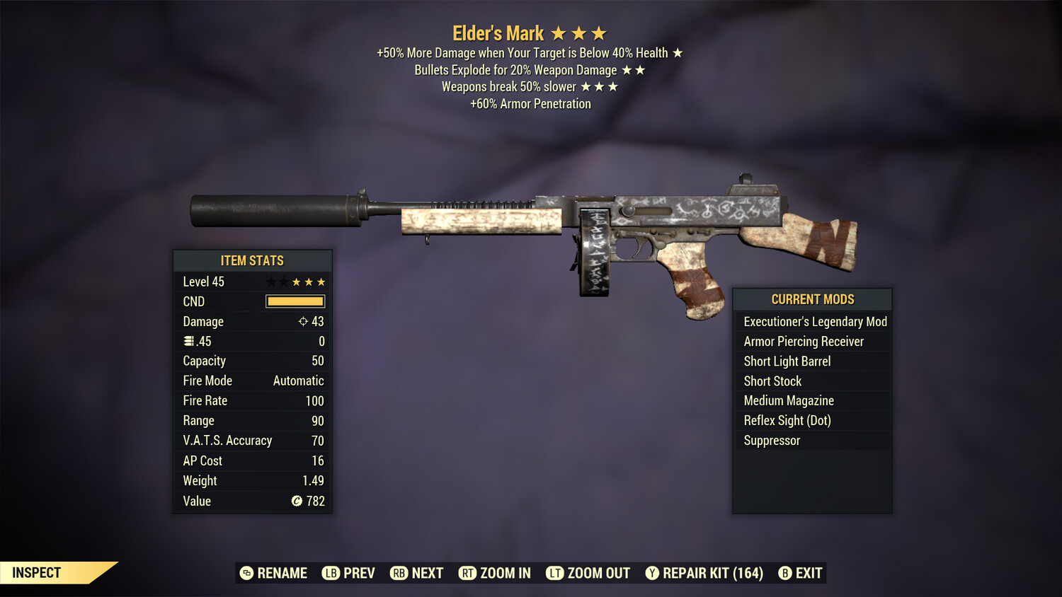 Executioners Explosive Durability Elders Mark