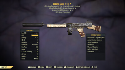 Executioners Explosive Durability Elders Mark