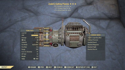 Zealots 25/15r Gatling Plasma