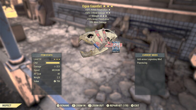 Anti Armor 50/1S Ogua Gauntlet