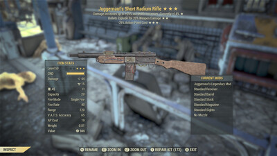 Juggernaut Explosive 25 Radium Rifle