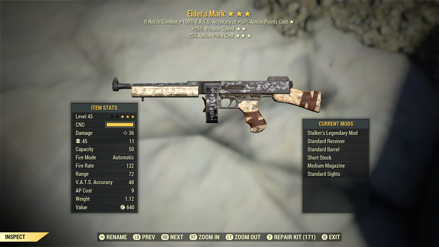Stalkers 25/25 Elders Mark