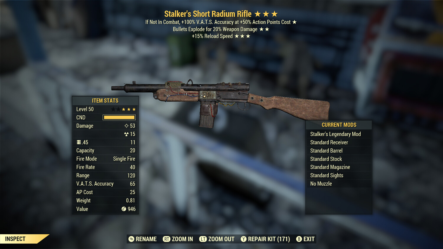 Stalkers Explosive 15r Radium Rifle