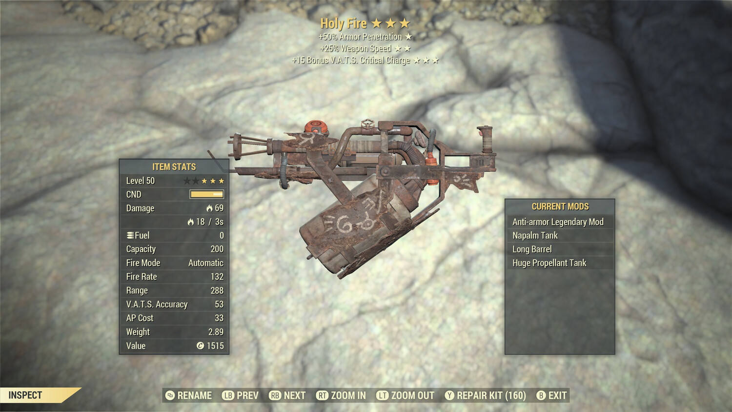 Anti Armor 25/15c Holy Fire