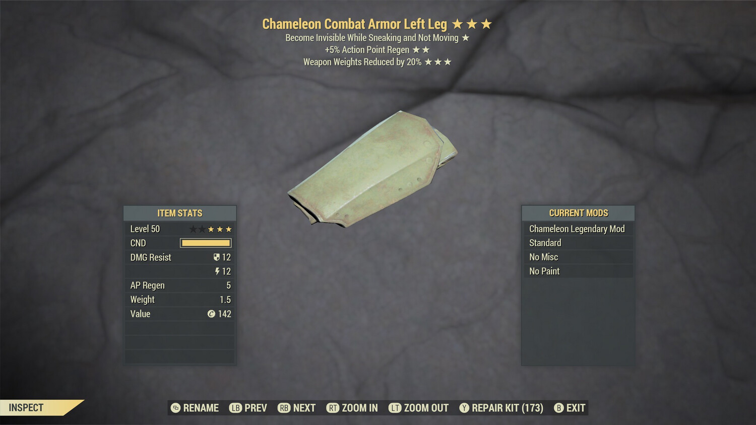 Chameleon Ap WWR Combat LL