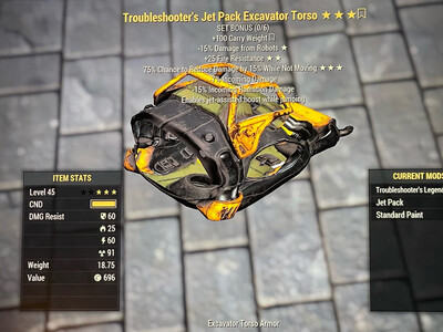 Troubleshooters FR Sentinel Excavator Legacy Jetpack Torso