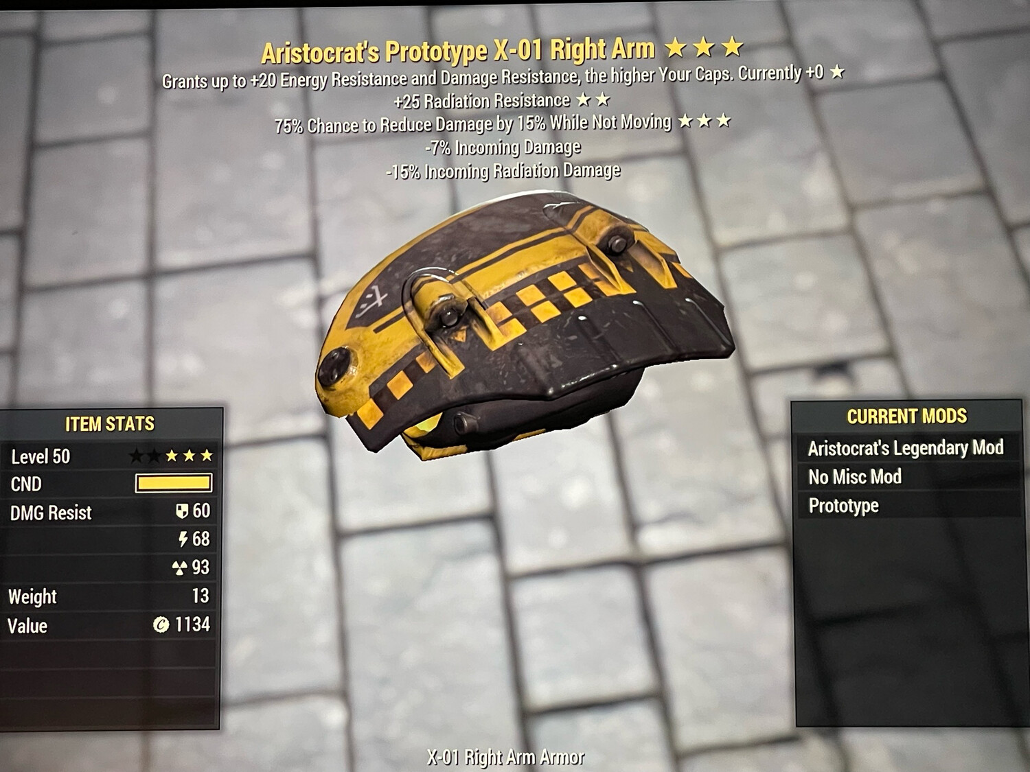 Aristocrat RR Sentinel X01 RA