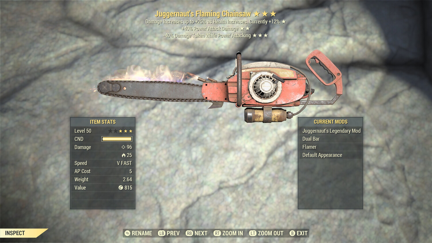 Juggernaut PA/PA Chainsaw