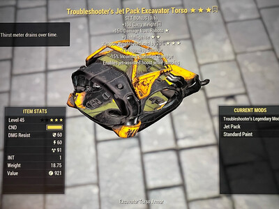 Troubleshooters Intel WWR Excavator Legacy Jetpack Torso