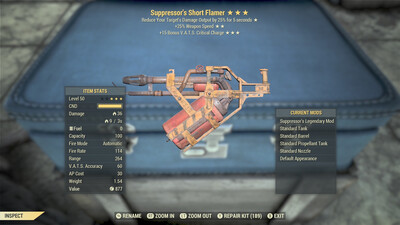 Suppressors 25/15c Flamer