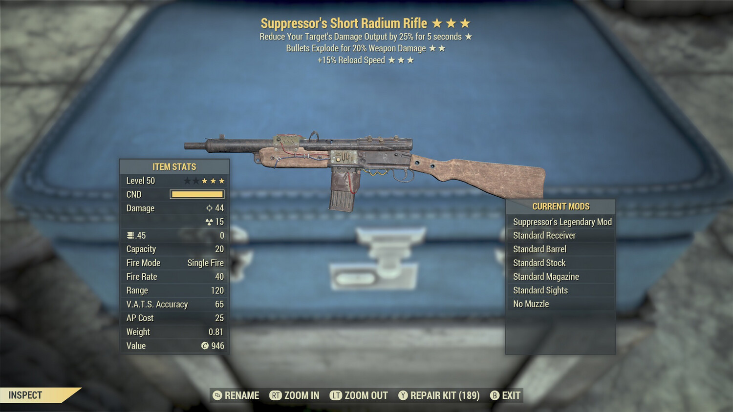 Suppressors Explosive 15r Radium Rifle