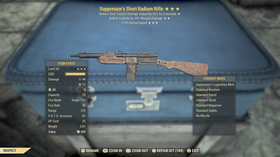 Suppressors Explosive 15r Radium Rifle