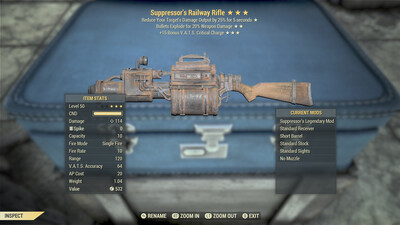 Suppressors Explosive 15c Railway Rifle