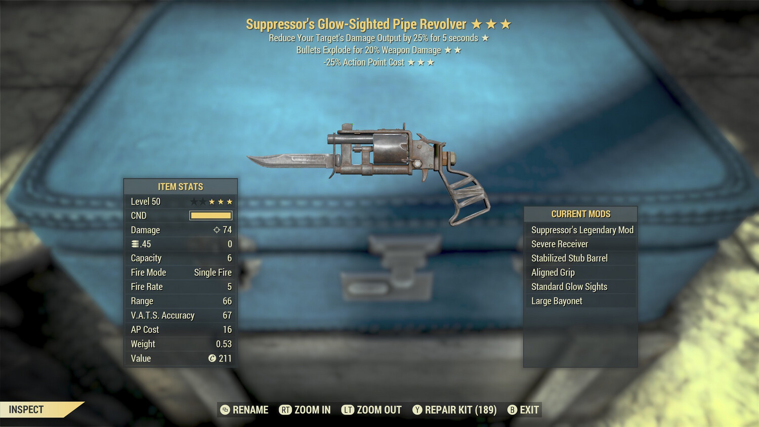 Suppressors Explosive 25 Pipe Revolver
