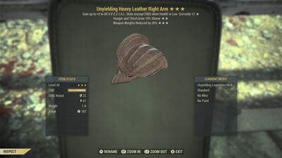 Unyielding Hunger WWR Leather RA