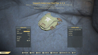 Vanguard AP Sentinel Combat Torso