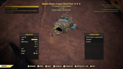 Mutant Slayers 1L WWR Trapper Torso