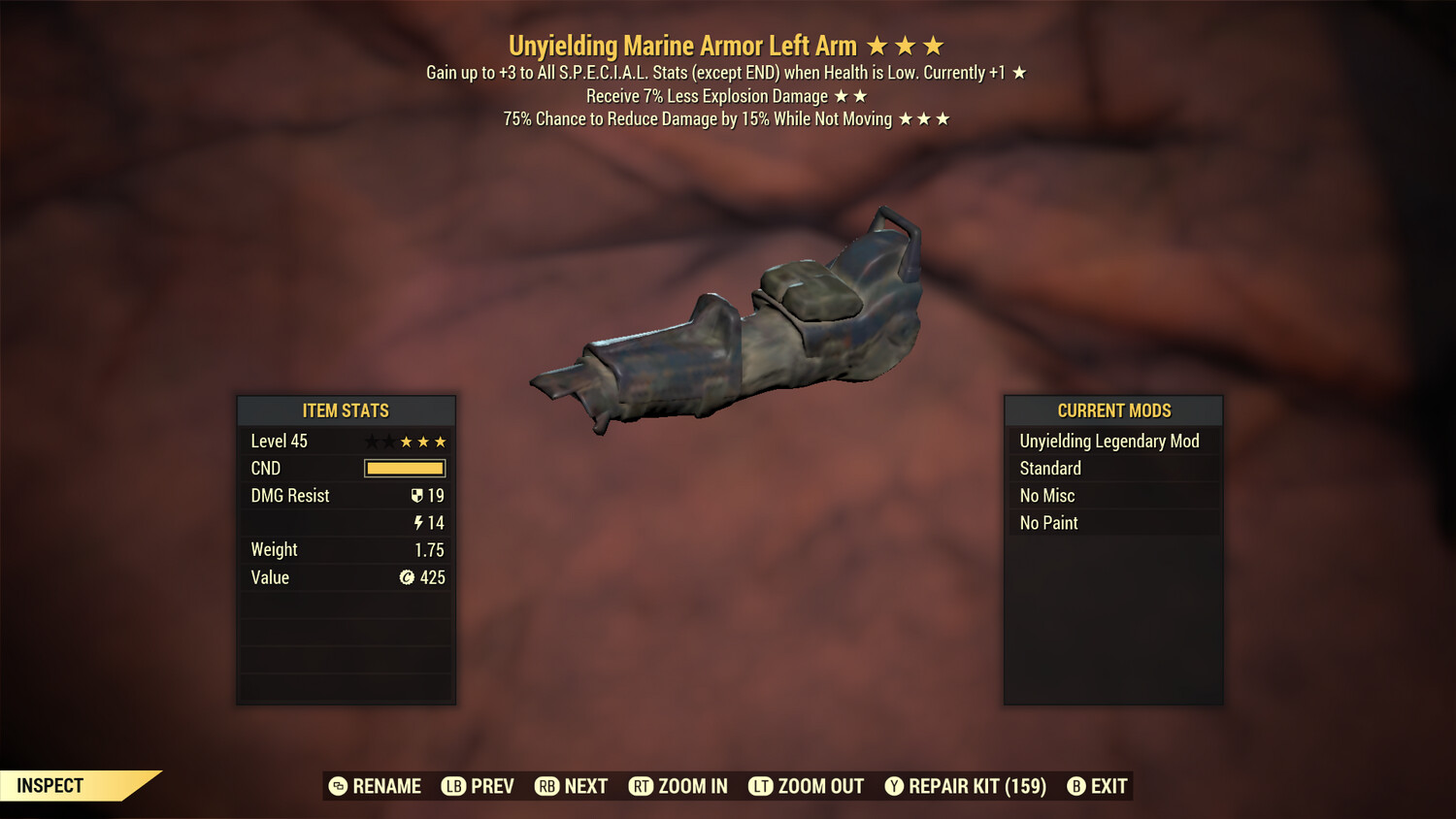 Unyielding Explosive Sentinel Marine LA