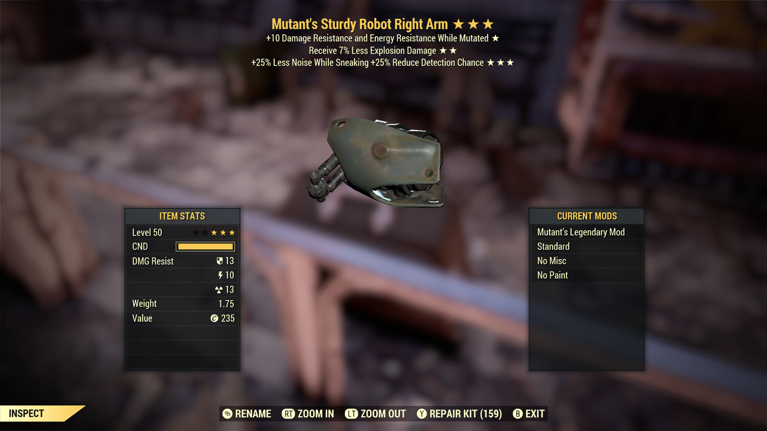 Mutant Explosive HTD Robot RA