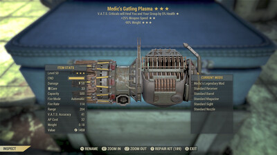 Medic 25/90 Gatling Plasma