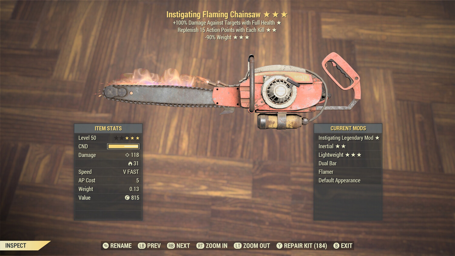 Instigating AP/90 Chainsaw