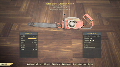 Mutant Slayers 50L/Durability Chainsaw