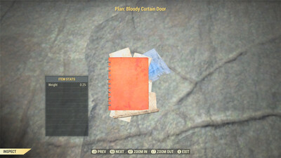 Bloody Curtain Door