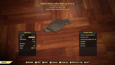 Zealots AP JWR Leather RL
