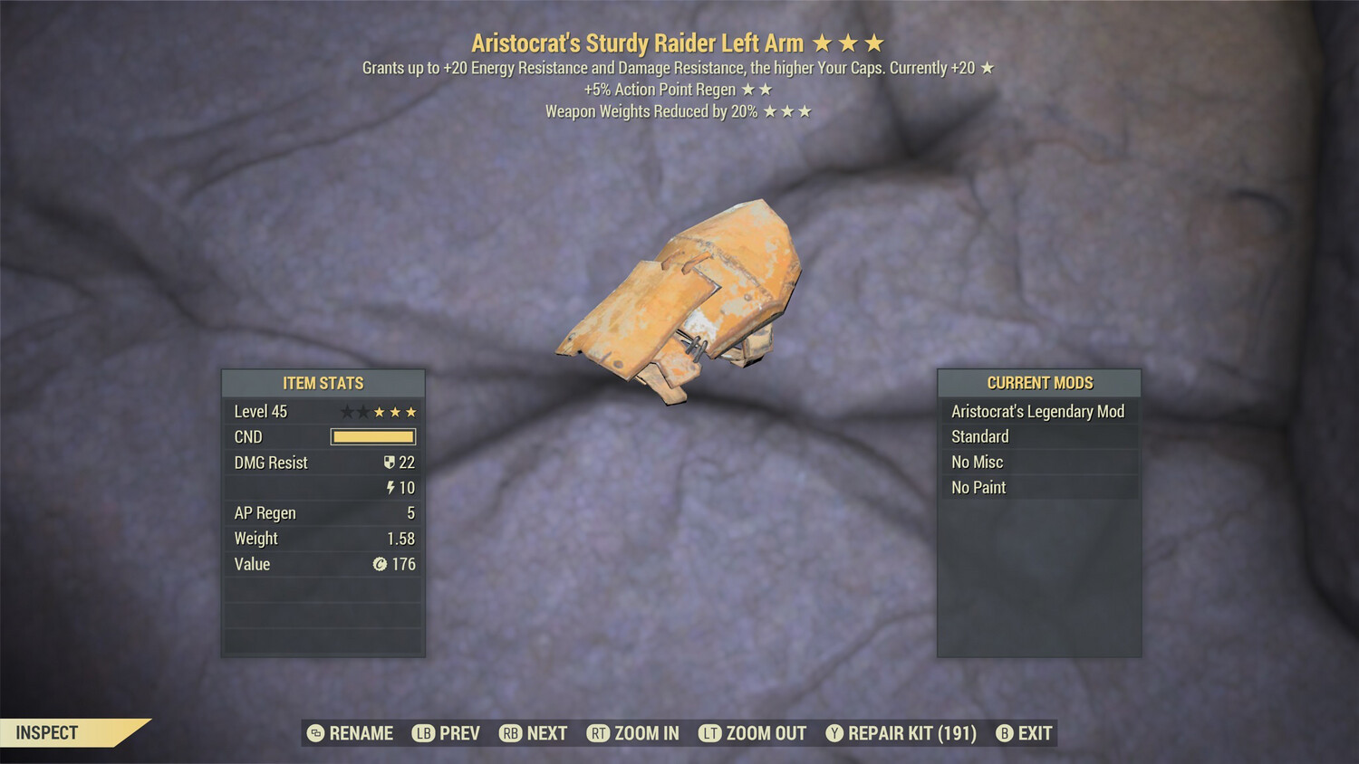 Aristocrat AP WWR Raider LA